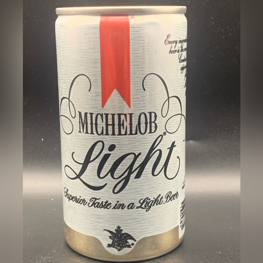 Vintage Beer Can Michelob Light Superior Taste Pull Tab Empty Aluminum Can